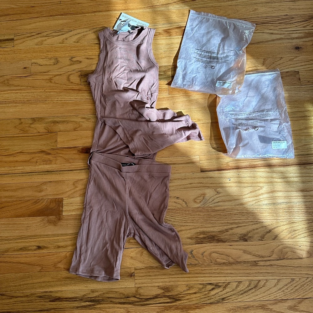 Naked, wardrobe, short set